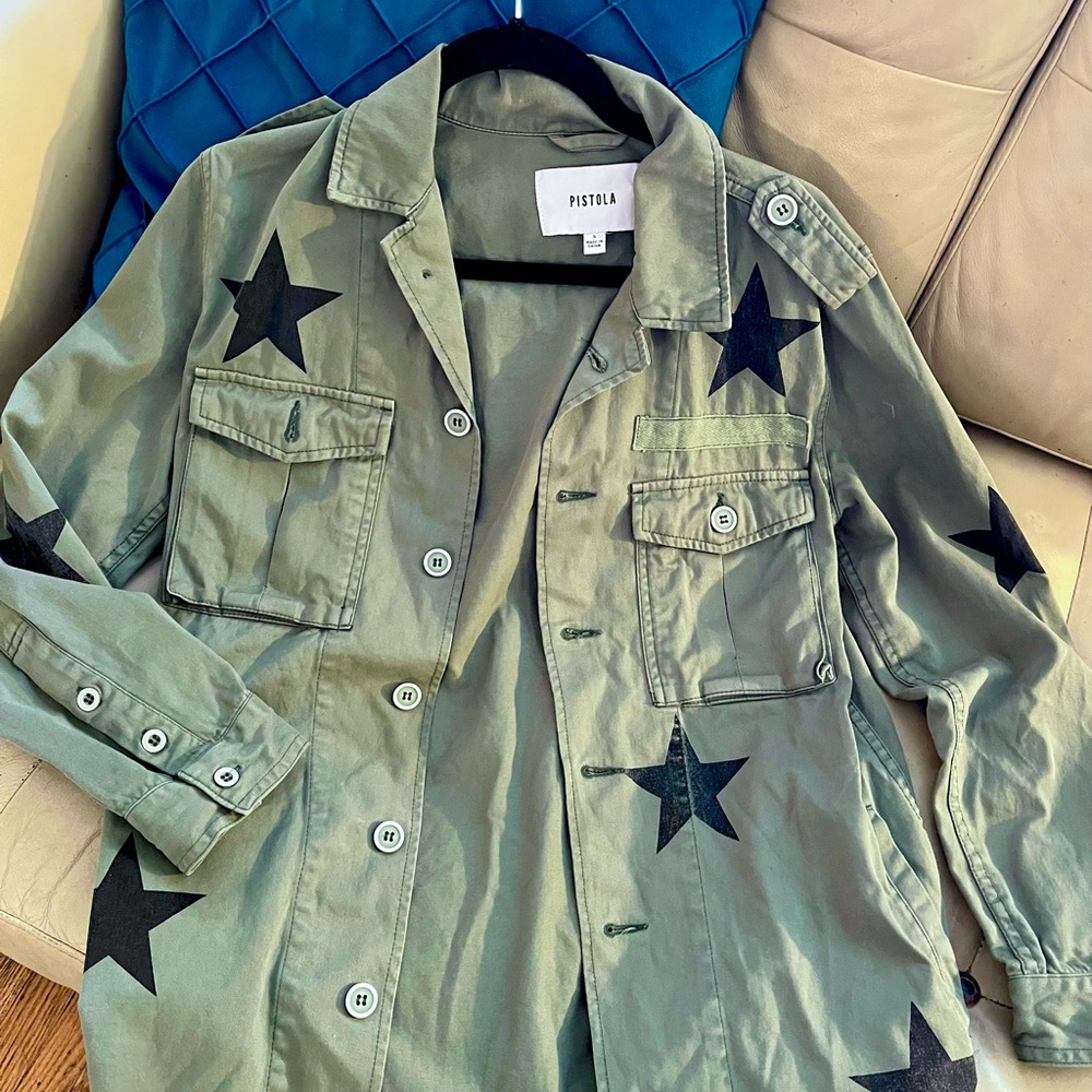 Pistola Camilo Jacket with Black Star Accents